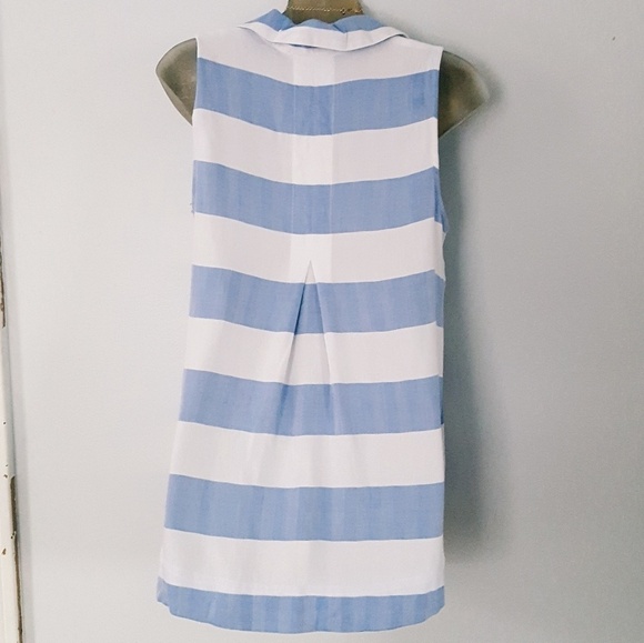 Coastal collar sleeveless top size small - Picture 3 of 8